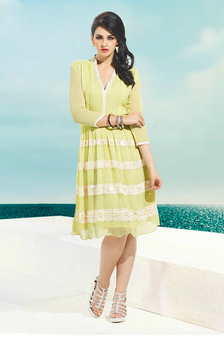 Black Embroidered Pashmina Kurti