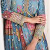 Blue Designer Embroidered Party Wear Anarkali Suit-Saira's Boutique