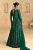 Bottle Green Designer Heavy Embroidered Pure Chinon Silk Lehenga Style Wedding Anarkali-Saira's Boutique
