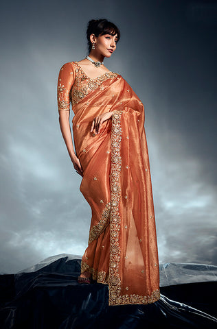 Mulberry Pink Designer Embroidered Jacquard Silk Wedding Lehenga