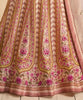 Desert Sand Designer Embroidered Silk Wedding Lehenga-Saira's Boutique