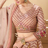 Desert Sand Designer Embroidered Silk Wedding Lehenga-Saira's Boutique