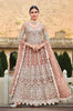 Dusty Rose Designer Heavy Embroidered Wedding Anarkali Suit-Saira's Boutique