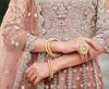 Dusty Rose Designer Heavy Embroidered Wedding Anarkali Suit-Saira's Boutique