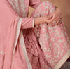 Pink Blush Designer Embroidered Party Wear Sharara Suit-Saira's Boutique