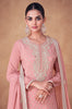 Pink Blush Designer Embroidered Party Wear Sharara Suit-Saira's Boutique