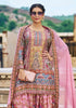 Pink Designer Embroidered Heavy Chinon Party Wear Sharara Suit-Saira's Boutique