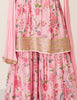 Pink Designer Embroidered Party Wear Sharara Suit-Saira's Boutique