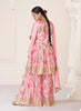 Pink Designer Embroidered Party Wear Sharara Suit-Saira's Boutique