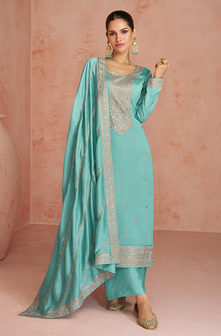 Dark Green Designer Heavy Embroidered Wedding Anarkali Suit