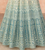 Shaded Blue Designer Heavy Embroidered Georgette Anarkali Gown-Saira's Boutique