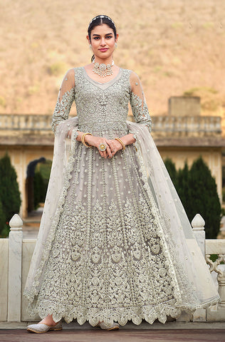 Charm Pink Designer Embroidered Wedding Lehenga Style Anarkali Suit