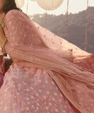 Baby Pink Designer Heavy Embroidered Wedding & Bridal Lehenga-Saira's Boutique
