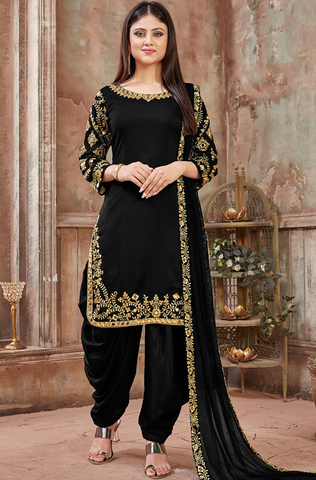 Dark Peach Designer Embroidered Net Wedding Anarkali Suit