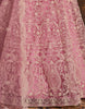 Blush Pink Designer Heavy Embroidered Net Anarkali Suit-Saira's Boutique