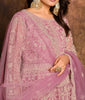 Blush Pink Designer Heavy Embroidered Net Anarkali Suit-Saira's Boutique