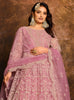 Blush Pink Designer Heavy Embroidered Net Anarkali Suit-Saira's Boutique