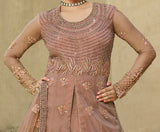 Brandy Rose Designer Embroidered Net Wedding Lehenga Style Anarkali-Saira's Boutique