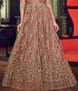 Brandy Rose Designer Heavy Embroidered Net Wedding Anarkali Gown-Saira's Boutique