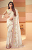 Champagne Pink Designer Embroidered Silk Wedding Saree-Saira's Boutique