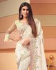 Champagne Pink Designer Embroidered Silk Wedding Saree-Saira's Boutique