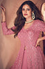 Charm Pink Designer Embroidered Wedding Lehenga Style Anarkali Suit-Saira's Boutique