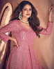 Charm Pink Designer Embroidered Wedding Lehenga Style Anarkali Suit-Saira's Boutique