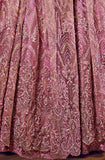Charm Pink Designer Heavy Embroidered Net Wedding Anarkali Gown-Saira's Boutique