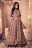 Copper Rose Designer Embroidered Wedding Lehenga Style Anarkali Suit-Saira's Boutique
