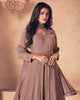 Copper Rose Designer Embroidered Wedding Lehenga Style Anarkali Suit-Saira's Boutique