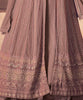 Copper Rose Designer Embroidered Wedding Lehenga Style Anarkali Suit-Saira's Boutique