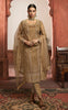 Dark Beige Designer Embroidered Net Kurti Style Lehenga-Saira's Boutique