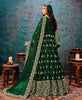 Dark Green Designer Embroidered Georgette Anarkali Suit-Saira's Boutique