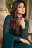 Dark Teal Blue Designer Heavy Embroidered Wedding Anarkali Suit-Saira's Boutique