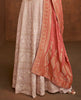 Dusty Mauve & Peach Designer Embroidered Floor Length Anarkali Suit-Saira's Boutique