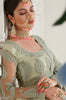 Dusty Mint Green Designer Heavy Embroidered Bridal Lehenga-Saira's Boutique
