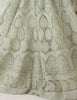Dusty Mint Green Designer Heavy Embroidered Bridal Lehenga-Saira's Boutique