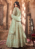 Dusty Mint Green Designer Heavy Embroidered Net Bridal Anarkali Suit-Saira's Boutique