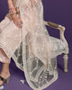 Dusty Peach Designer Embroidered Party Wear Lucknowi Pant Suit-Saira's Boutique