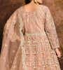 Dusty Peach Designer Heavy Embroidered Net Anarkali Suit-Saira's Boutique