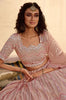 Dusty Pink Designer Heavy Embroidered Wedding & Bridal Lehenga-Saira's Boutique
