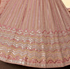 Dusty Pink Designer Heavy Embroidered Wedding & Bridal Lehenga-Saira's Boutique
