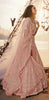 Dusty Pink Designer Heavy Embroidered Wedding & Bridal Lehenga-Saira's Boutique
