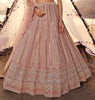Dusty Pink Designer Heavy Embroidered Wedding & Bridal Lehenga-Saira's Boutique