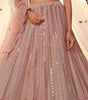 Dusty Pink Designer Heavy Embroidered Wedding & Bridal Lehenga-Saira's Boutique