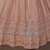 Dusty Pink Designer Heavy Embroidered Wedding & Bridal Lehenga-Saira's Boutique