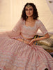 Dusty Pink Designer Heavy Embroidered Wedding & Bridal Lehenga-Saira's Boutique