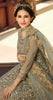 Gray Designer Embroidered Net Wedding Kurti Style Lehenga-Saira's Boutique