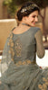 Gray Designer Embroidered Net Wedding Kurti Style Lehenga-Saira's Boutique