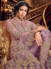 Lavender Designer Embroidered Lehenga Style Bridal Anarkali Suit-Saira's Boutique